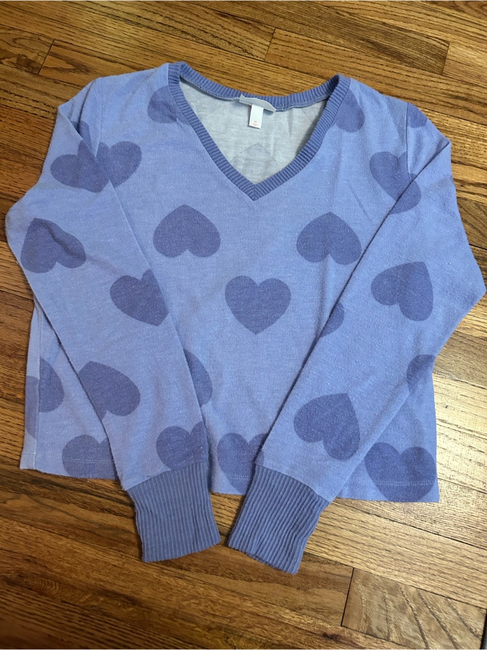Colsie 2 piece lavender heart pajama set - Picture 2 of 9